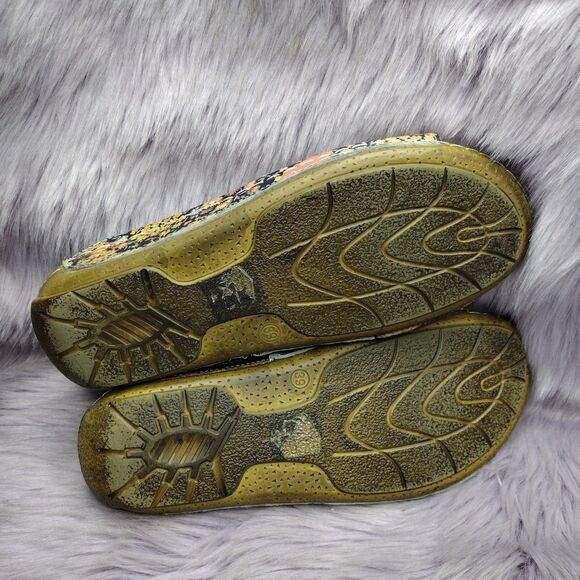 L'Artiste Spring Step Leather Sandals Womens Sz 39/ 8.5 Floral Castlewalk Wedge - Picture 5 of 7